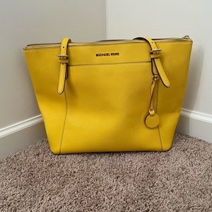 Yellow Micheal Kors purse
